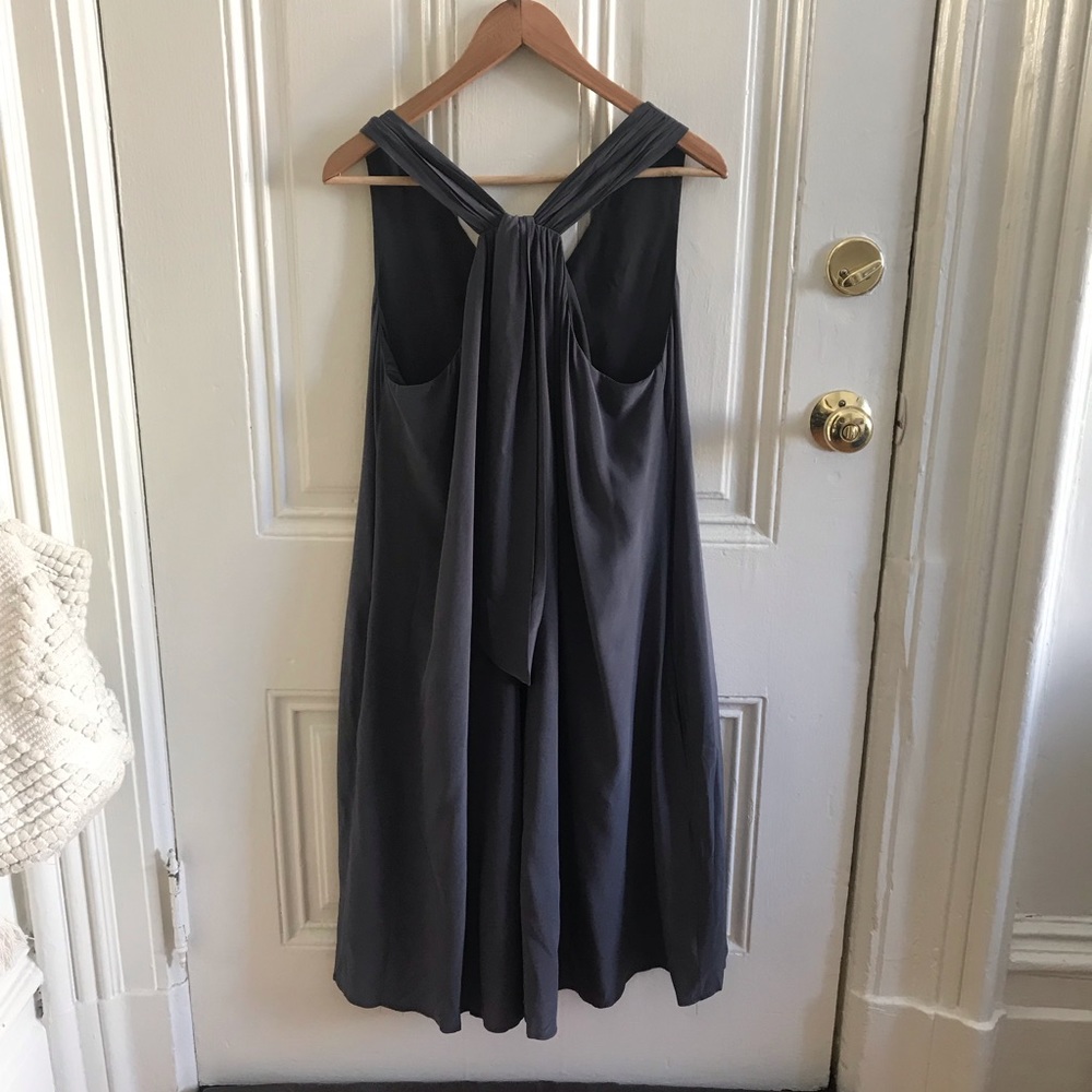 Club Monoco Grey Silk Dress